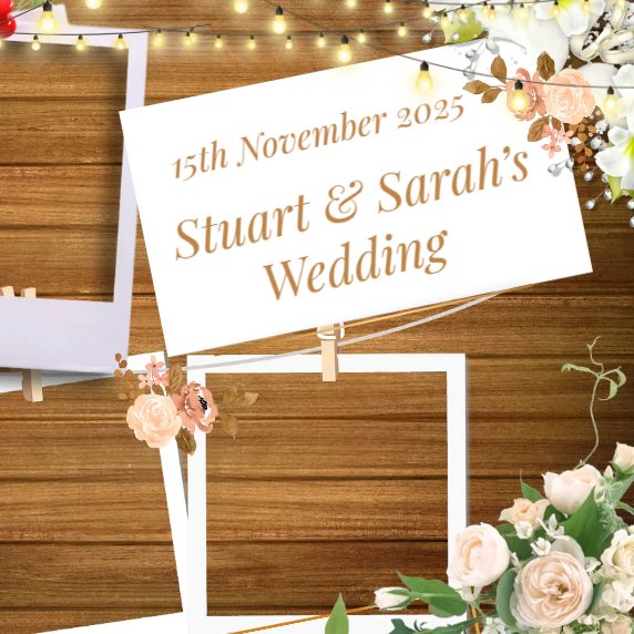 Customisable Options & Setup Personalised photo booth templates